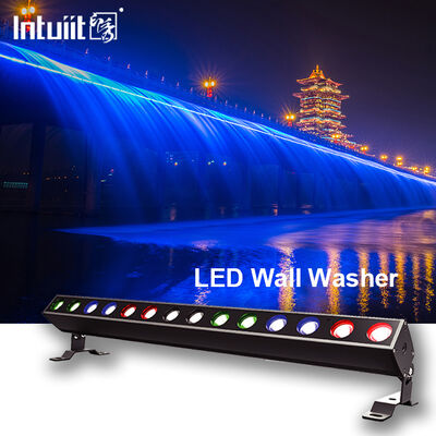 140W RGBW 4in1 IP65 Kiểm soát nước LED Lớp rửa tường 14x10W DMX512/RDM City Color Building Lighting