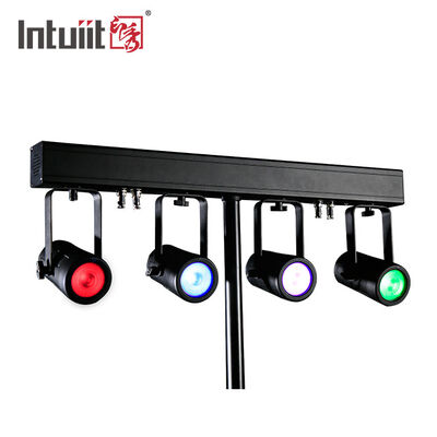 Bộ Đèn LED PAR Uplighting RGBW 4-trong-1 4x20W — Hệ thống Wash Sân khấu DMX512 Chùm tia hẹp 4.5° dành cho Đám cưới, DJ & Sự kiện