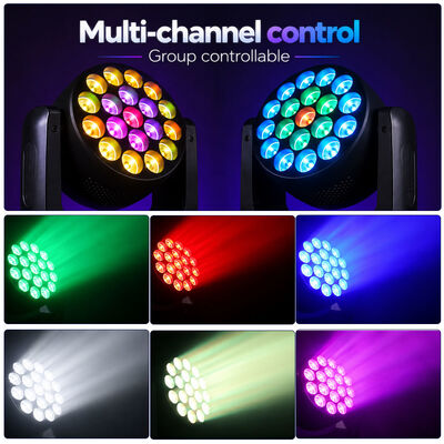 Đèn Moving Head Wash RGBW 4in1 19x8w DJ Disco Sân khấu LED