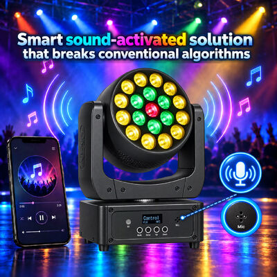 Đèn Moving Head Wash RGBW 4in1 19x8w DJ Disco Sân khấu LED