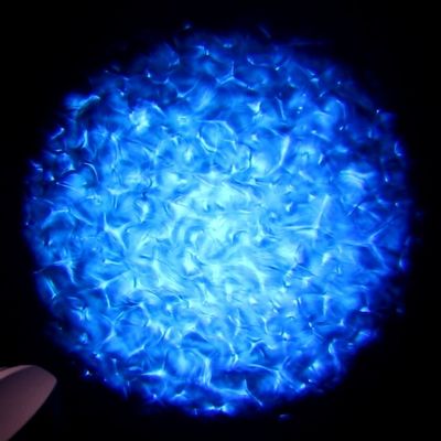 Đèn LED hiệu ứng sân khấu 7 kênh 100W Hiệu ứng sóng nước ma thuật Máy chiếu LED Đèn sân khấu DMX