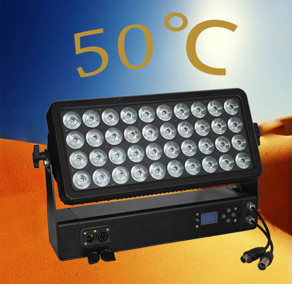City Color Wash 400W Led Wall Washer Light RGBW 4in1 Hợp kim nhôm IP65 DMX512