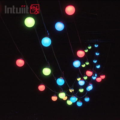 IP54 1x1.8W 5050 Chuỗi LED RGBW dmx Đèn trang trí cây đổi màu thông minh Đèn Giáng sinh