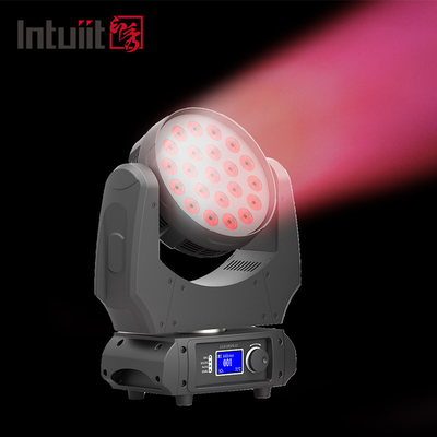 RGBW 4 - In - 1 Zoom 5-60 độ Chùm đèn LED di chuyển Đèn chiếu sáng góc rộng 12x10W