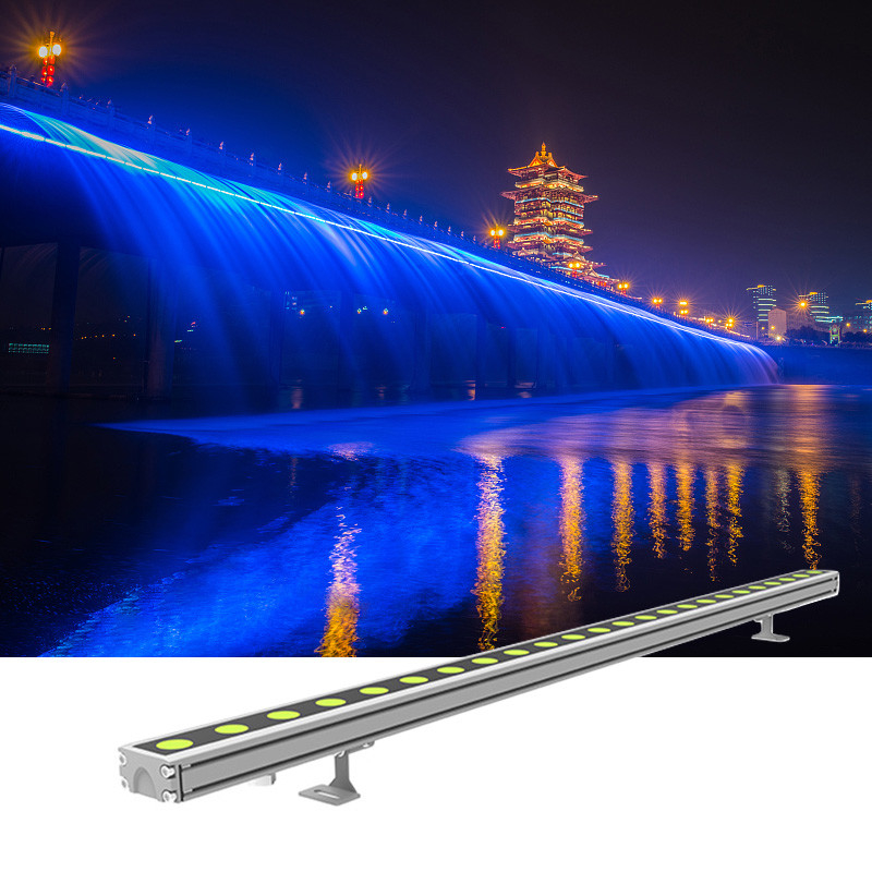 Đèn LED treo tường tuyến tính 24W DMX512 0,3M 0,5M 1M Góc chùm 40 °