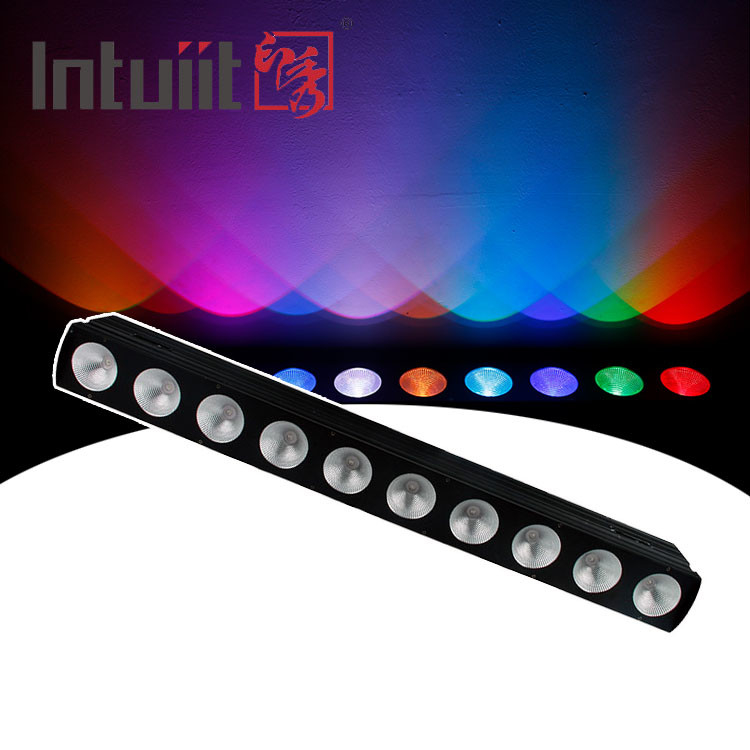 10* Tri 9W 3 In 1 High Luminance Flood Light ngoài trời Dmx512 Led Wall Washer Spot Light