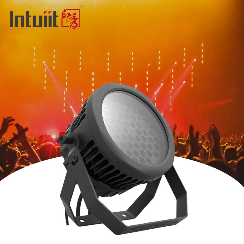 54 đèn LED Par Light chống nước IP65 Đánh giá ngoài trời 54 * 3w RGBW 4in1 Đèn sân khấu DMX512
