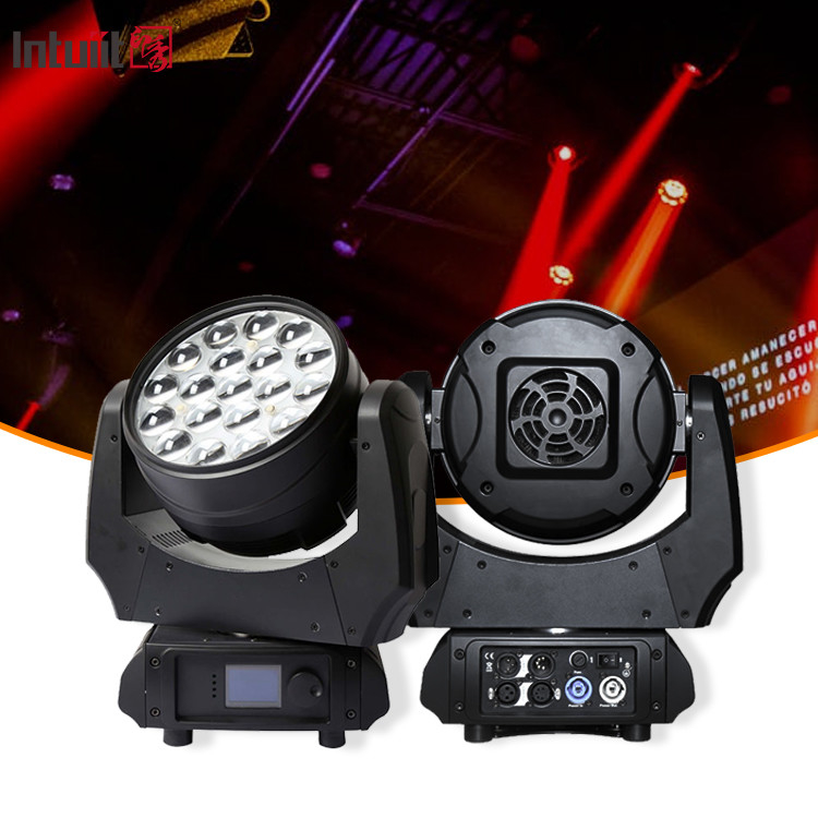 Đèn đầu di chuyển LED rửa Zoom 19X10W RGBW 4 trong 1 LED Zoom rửa đầu di chuyển dj đèn sân khấu disco