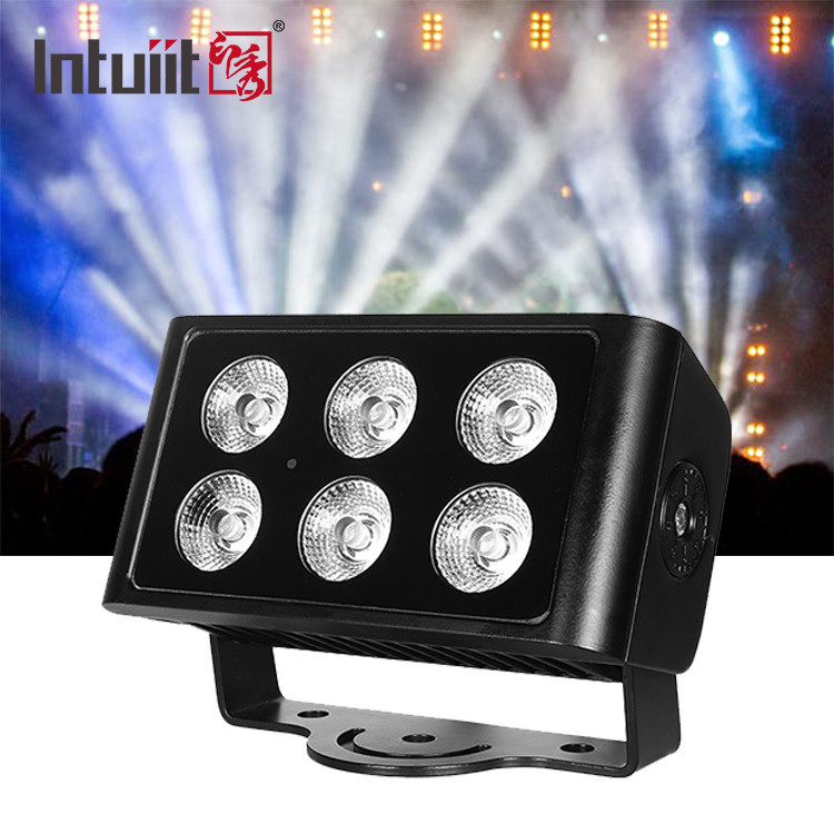 Đèn đèn LED chống nước RGBW RGBW 4in1 City Color Light 6 * 5w ngoài trời LED Wall Washer Đèn sân khấu