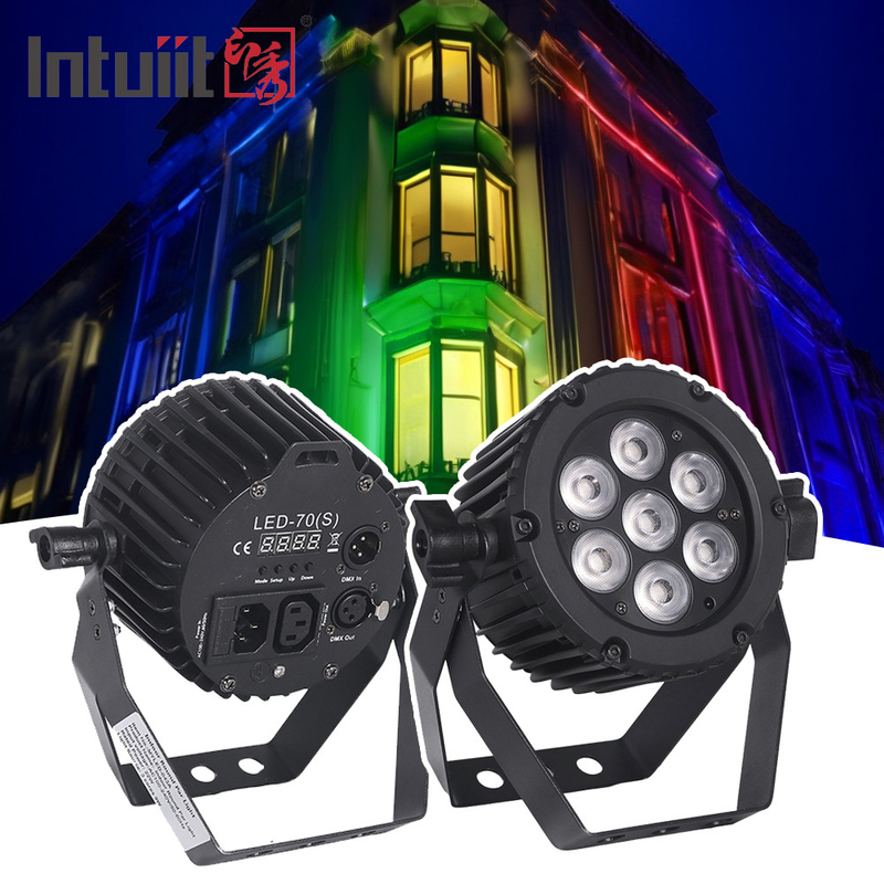 Đèn sân khấu LED cho đám cưới 7pcs 22W 3in1 rgb led par light cho dj disco