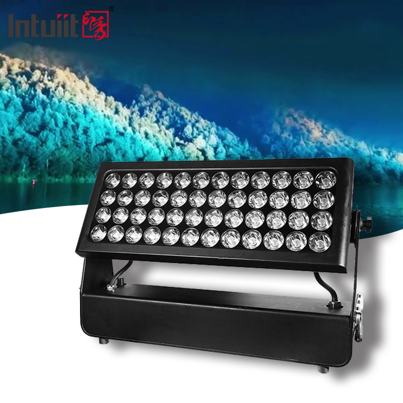 1500W Máy rửa tường IP65 đèn sân khấu RGBW đèn chiếu chống nước ánh sáng cảnh quan DMX512 đèn LED đầy màu