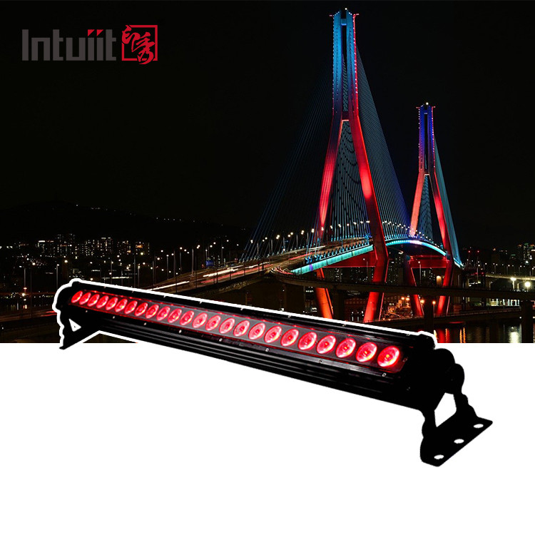 24pcs Led Wall Wash 20X9W Outdoor Lighting Bar 3in1 Với Đèn Dmx Cho Tòa nhà Bên ngoài
