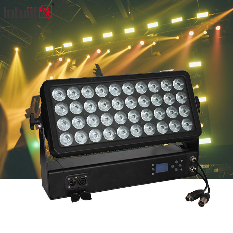 Không thấm nước 400W RGBW 4In1 Lửa ánh sáng thành phố Màu IP65 Led Wall Washer cho ngoài trời
