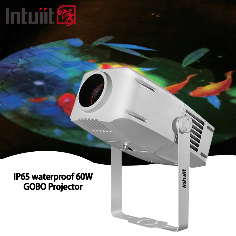 Gobo Projector Quảng cáo đèn 60W LED Sign Wall Projection đèn ngoài trời chống nước