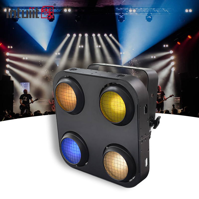 IP65 4x90w RGB Led Cob Audience Blinder Light Outdoor Waterproof 4 Eyes Blinds
