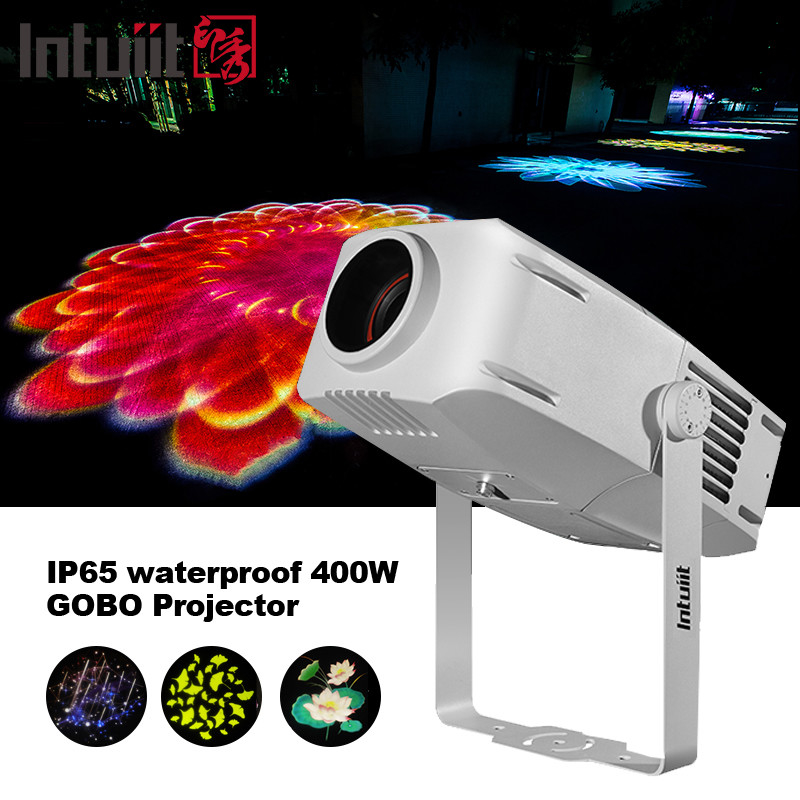IP65 400W Gobo Led Projector Đèn quảng cáo chống nước Đèn chiếu ngoài trời Đèn chiếu LED Logo
