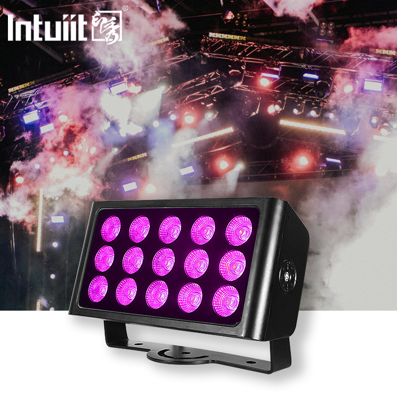 Đèn sân khấu Đèn lũ 15x5w RGBW Đèn DJ Bar DMX512 Uplight Bar cho đám cưới Đèn sân khấu Disco Party