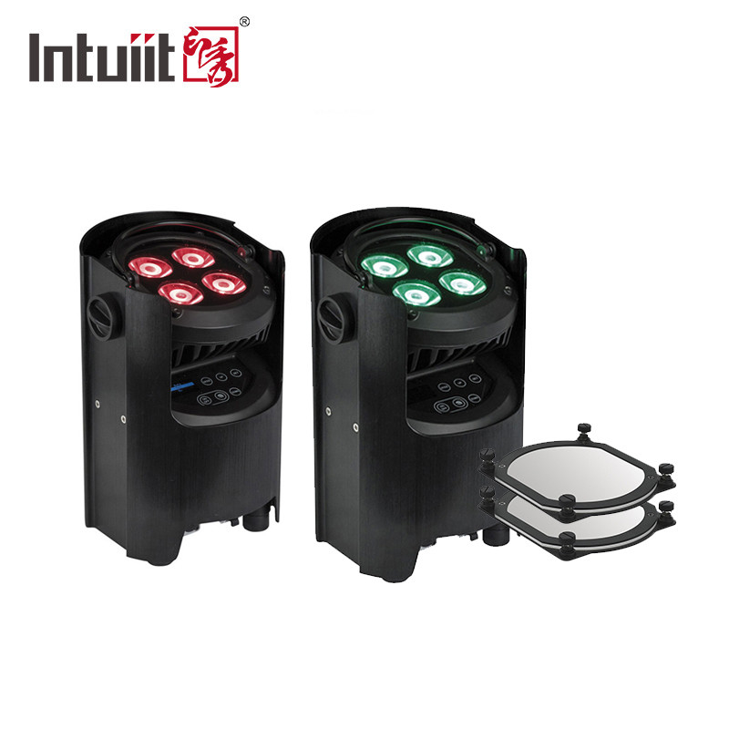 4x12W 4-in-1 RGBW Dj Đám cưới pin Điện LED Đèn lên WIFI Không dây Dmx disco Stage par Lights
