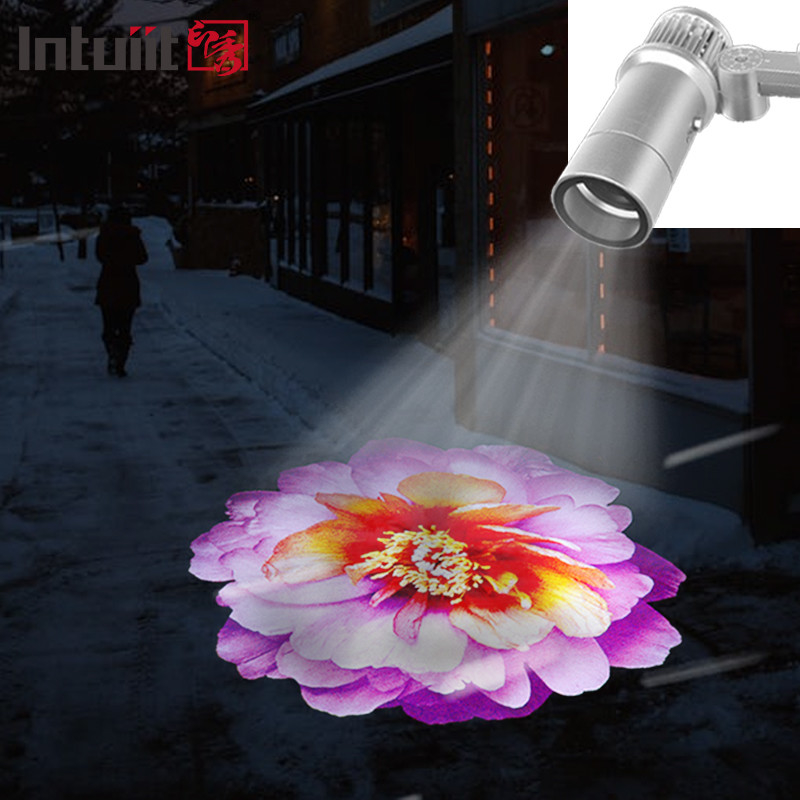 60 Watt Logo tùy chỉnh GOBO Đèn chiếu ngoài trời LED GOBO Đèn chiếu IP65 Kiểm soát nước cho doanh nghiệp cửa hàng quảng cáo và đám cưới