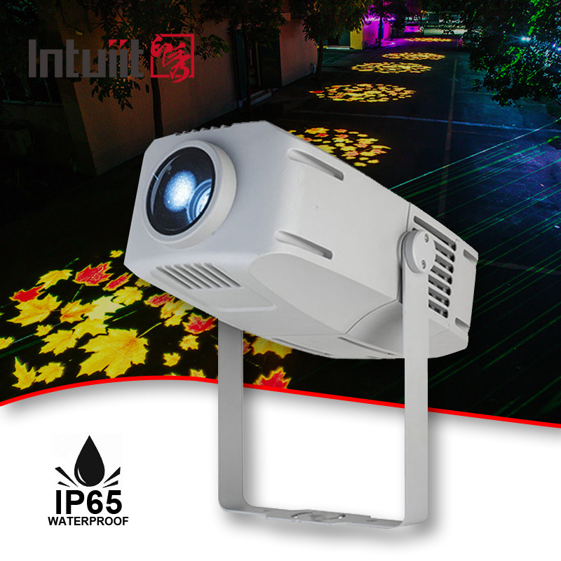 Kiểm soát nước IP65 Logo Gobo Projector Light Giáng sinh ngoài trời 400w LED Gobo Logo Projector ngoài trời quảng cáo ánh sáng