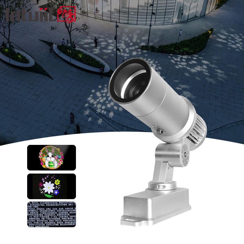 Máy chiếu Logo LED 60W Với Quảng cáo Gobo Cho Đèn Đèn LED Hỗn hợp kim nhôm thân IP65