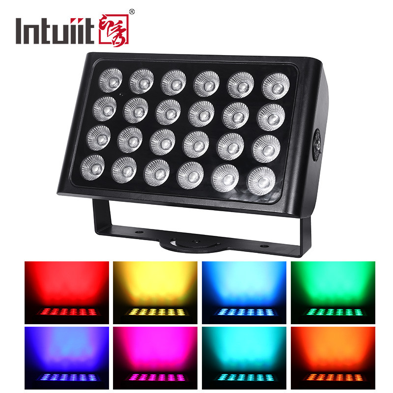Đèn LED sân khấu chạy bằng pin 8 × 15W RGBW có điều khiển từ xa