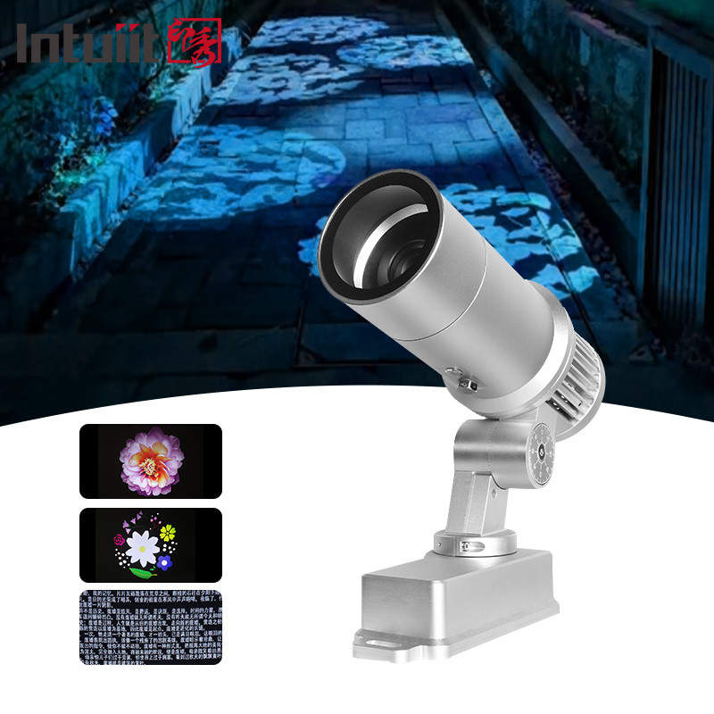 60W Custom Led HD Color Chang Indoor And Outdoor ip65 Không thấm nước xoay quảng cáo hình ảnh chiếu đèn Gobo Logo Projector