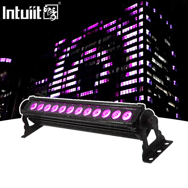 12X3W ngoài trời đèn LED máy giặt tường IP65 chống nước DMX RGB đèn LED dòng máy giặt ánh sáng cho kiến trúc xây dựng mặt tiền ánh sáng