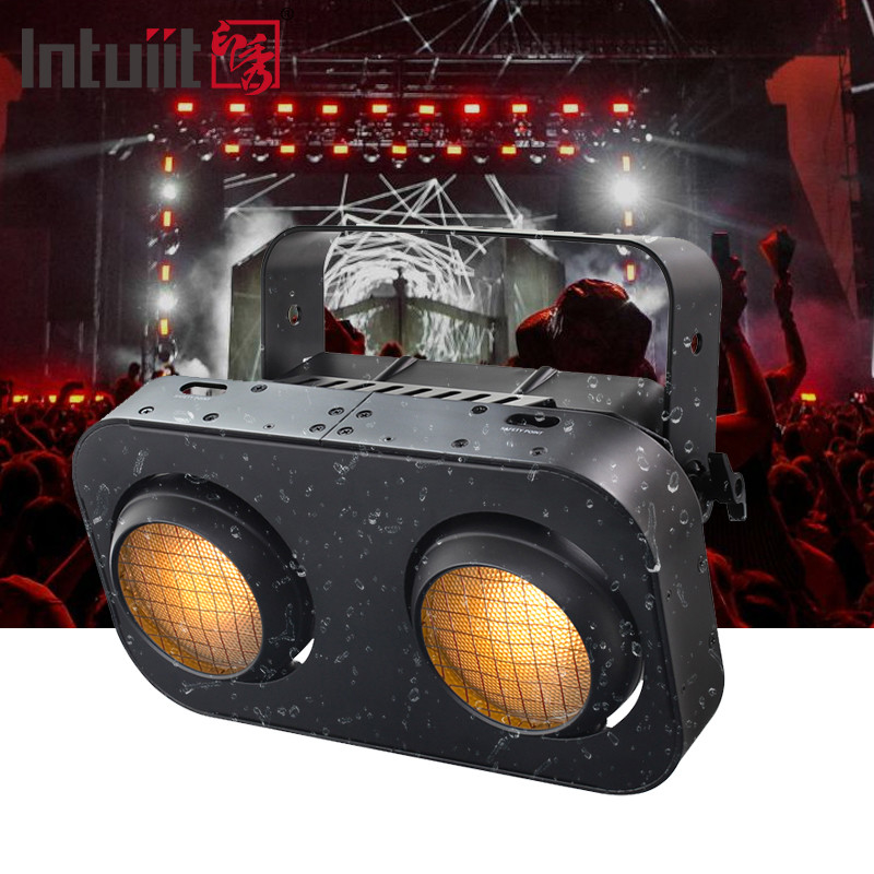 COB 2x90W Khán giả mù 2 mắt mù Đèn sân khấu Studio Strobe Light