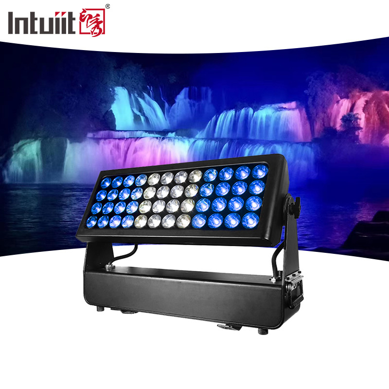 IP65 chống nước ngoài RGBW LED Bar Wall Wash 1500W City Flood Strobe DJ Matrix Light Aluminium Stage Lighting Building