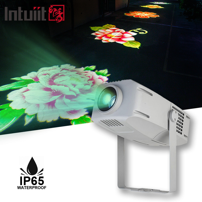 400W Hôn nhân Công cộng Khu vườn trang trí Led ngoài trời Gobo Logo chiếu ánh sáng với nhiều mẫu Dymatic