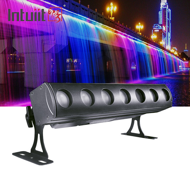 7x15W RGBW DMX LED Wash Bar Light Disco Stage Events Dự án Máy rửa đèn cho đám cưới