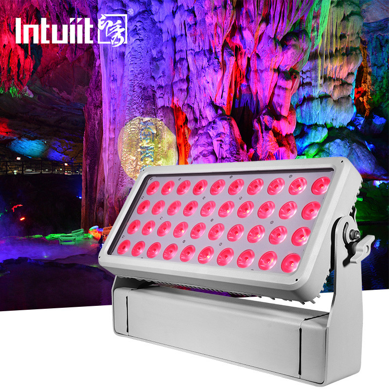 Màu thành phố 400W ngoài trời rửa đèn lũ Đèn sân khấu Đèn giặt đèn LED RGBW
