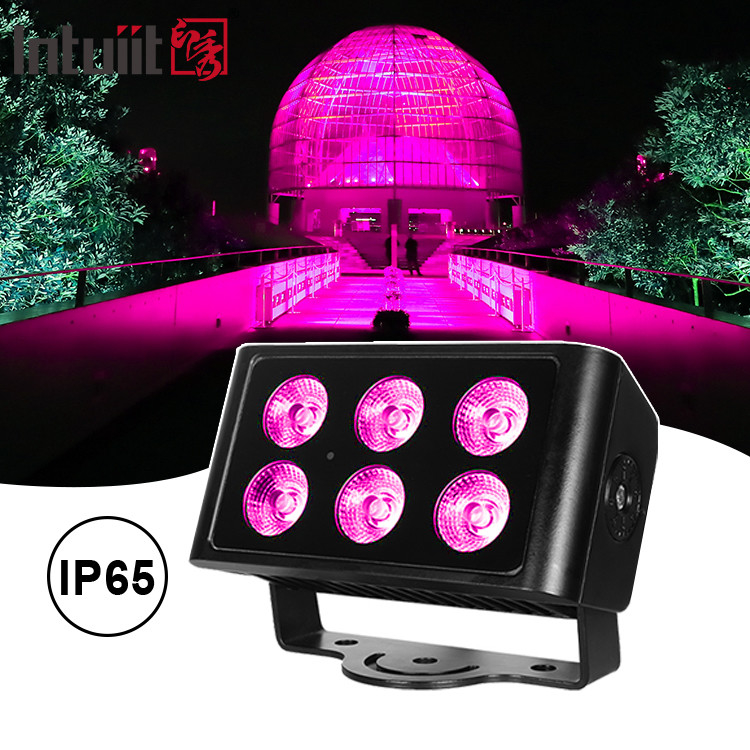6x5W Led Rgbw 4in1 Không thấm nước Ip65 City Color Wall Washer Led Wash Flood Light