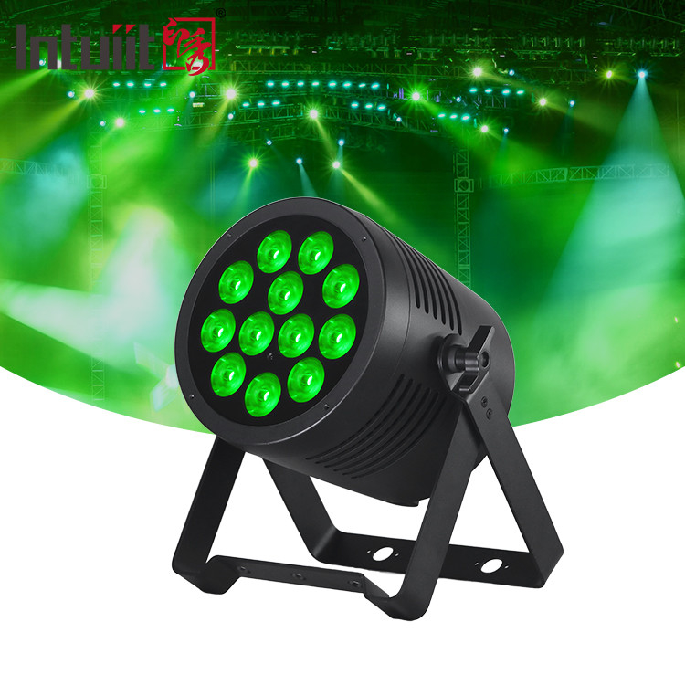 Đèn LED Par 12 * 20W 6 trong 1 RGBWA-UV Par Can Stage Light Party Bar KTV Effect DJ Lighting