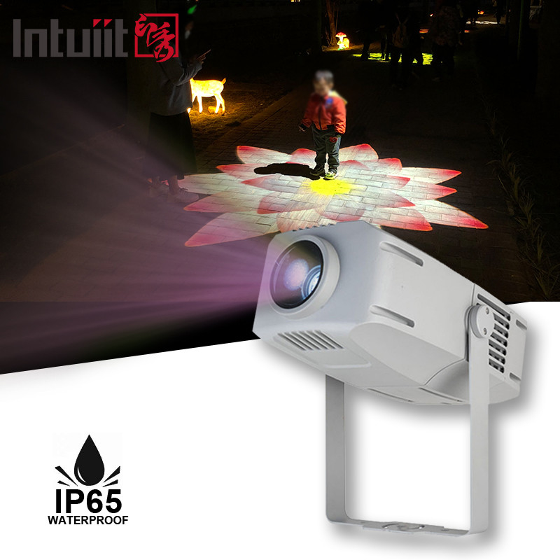 400w Zoom Gobo Projector Ip65 Brightness Led Logo Giáng sinh ngoài trời Gobo Đèn quảng cáo