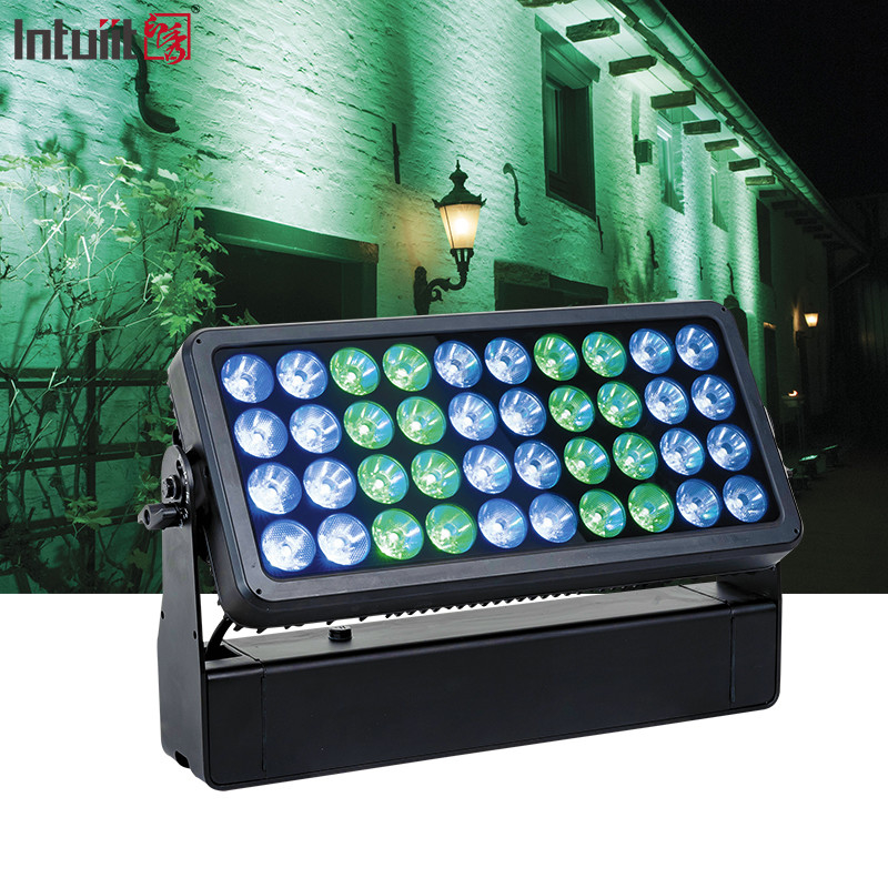IP65 chống nước ngoài 40X10W Rgbw 4in1 LED City Color LED Wall Wash Light