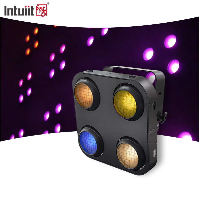 Ip65 4x90W Amber Đám trắng ấm áp Led Cob Audience Blinder Light Outdoor Waterproof 4 Eyes Peaky Blinds