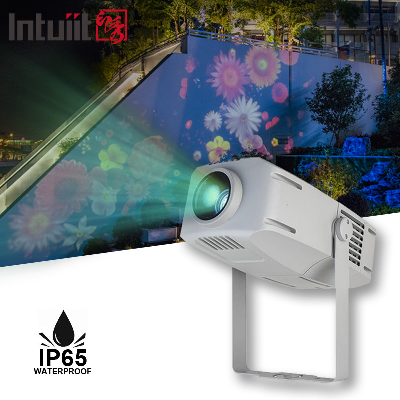 Máy chiếu ngoài trời Gobo 400w Máy chiếu quảng cáo xoay LED chống nước IP65 Logo Gobo Projector Light