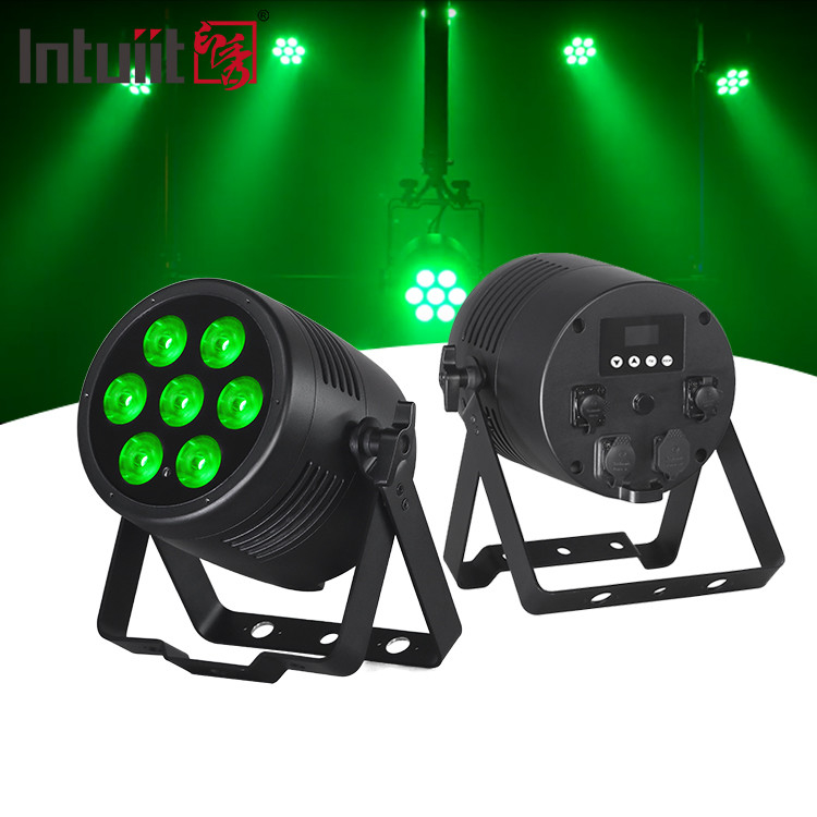 Đèn sân khấu LED Par RGBWA UV 6IN1 7x20w IP65 Không thấm nước Dmx Led Par