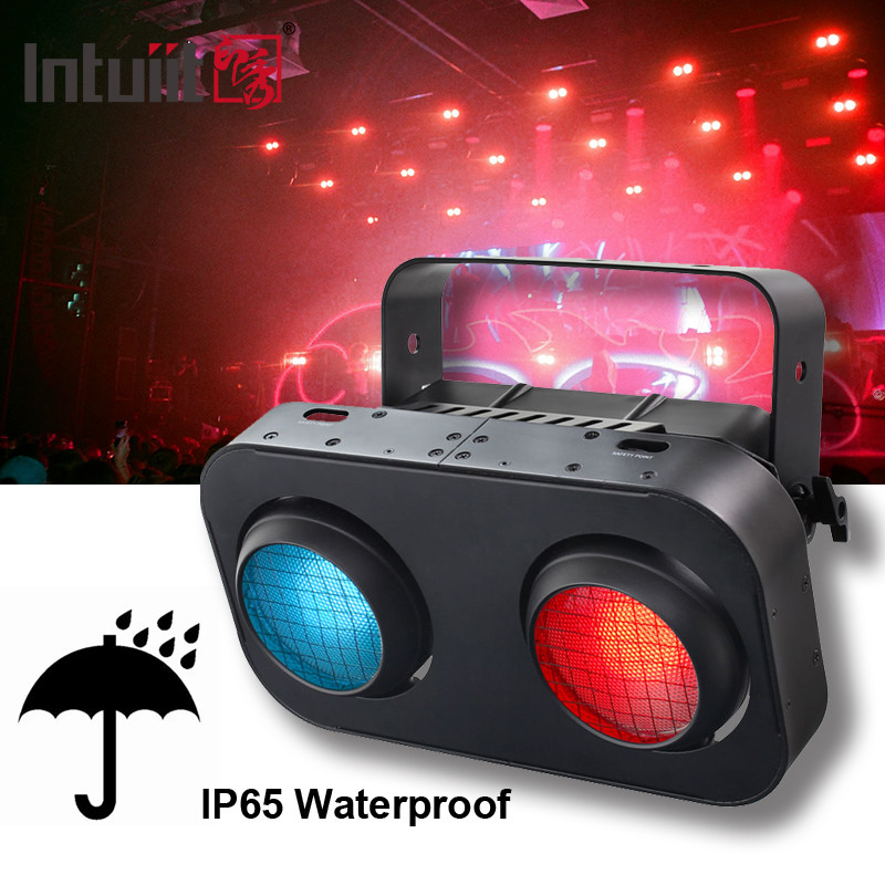 Super Bright Warm White 100W Two Eyes 200w Audience Blinder Stage Light COB Đèn thiết bị LED Đèn cho sự kiện tiệc