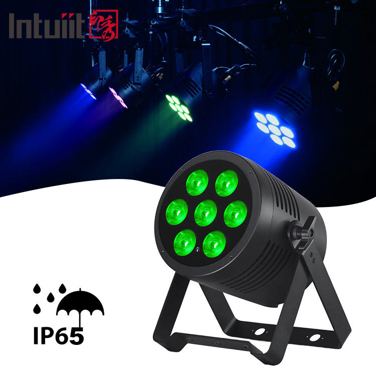 RGBWA UV 6 trong 1 chống nước 7x20W Par Light chống nước LED Par Light ngoài trời IP65 Par Light DJ Stage