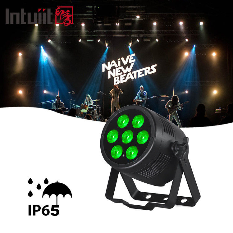 7x20W RGBWAUv 6in1 Par Uplight Đèn sân khấu LED