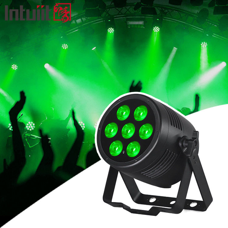 7x20W Rgbwauv Led Stage Par Light Dmx512 Control Par Light cho sự kiện Đám cưới Nhà thờ Đám pháo Par Light