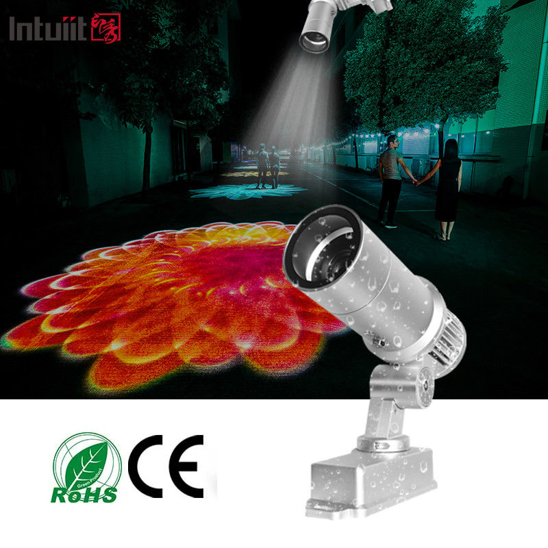 Kiểm soát nước IP65 Logo Gobo Projector Light Giáng sinh ngoài trời 60w LED Gobo Logo Projector ngoài trời quảng cáo ánh sáng