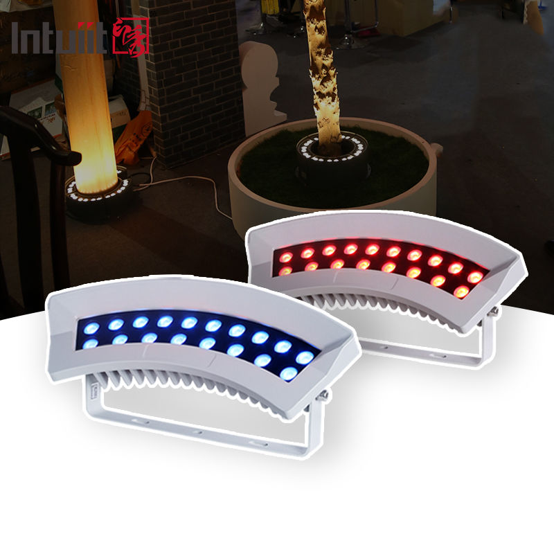 RGBW 36W ngoài trời vườn LED ôm cây đèn IP65 chống nước màu Spot Light nhôm nhôm ôm cây đèn