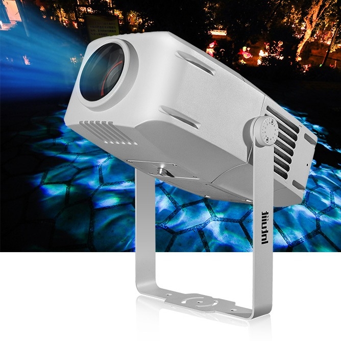 IP65 ngoài trời Ánh sáng sóng nước năng động màu xanh lá cây Led Ocean Stage Ripple Lamp Logo quảng cáo Gobo Projector