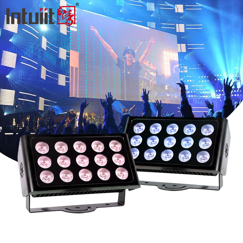 RGBW ngoài trời IP65 chống nước 80W đèn LED thành phố màu tường máy giặt đèn cho sự kiện bữa tiệc