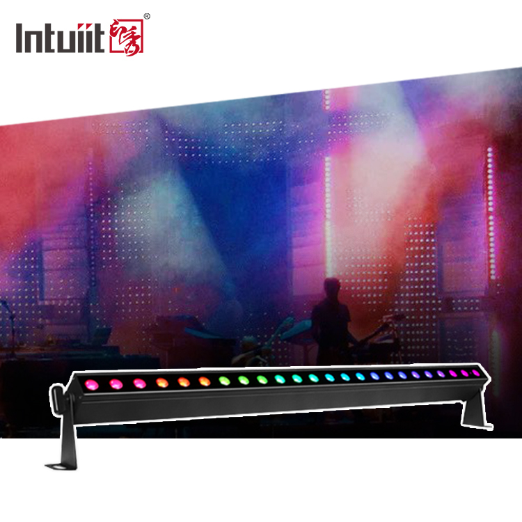 24 * 2W Disco DJ pin chạy bộ giặt tường DMX âm thanh hoạt động Led Stage Light Bar