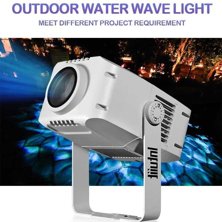 Đèn chiếu LED họa tiết nước đầy màu sắc RGBW ngoài trời 60W, chống nước IP65, đèn chiếu cảnh quan